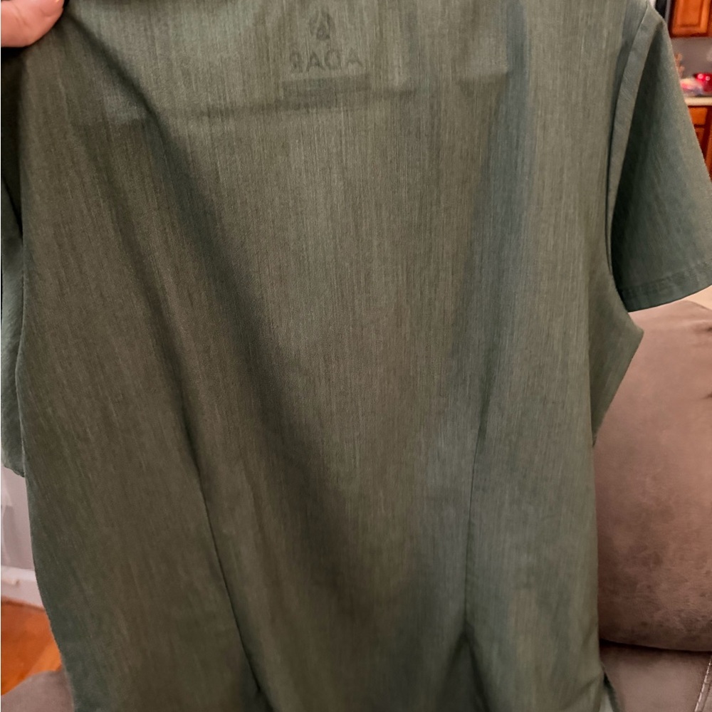 Adar Pro Olive Green Women’s Scrub Set - Top & Pants - Picture 11 of 11